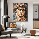 Malen nach Zahlen Büste Portrait David